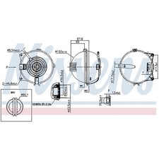 NISSENS 996117 AUSGLEICHSBEHÄLTER KÜHLMITTEL 6C0121407 NEU