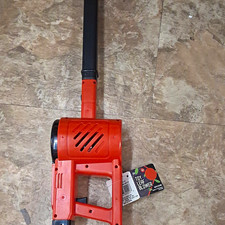 Toy Leaf Blower Pretend Yard Tool, Orange/Black Plastic, Age 4 TLB-2024