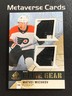 2025-26 UD SP Game Used Hockey Game Gear #GG-MM Matvei Michkov Dual Patch 2/10