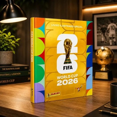 Panini Golden Album 2026 World Cup Hardcover FIFA WC Brazilian