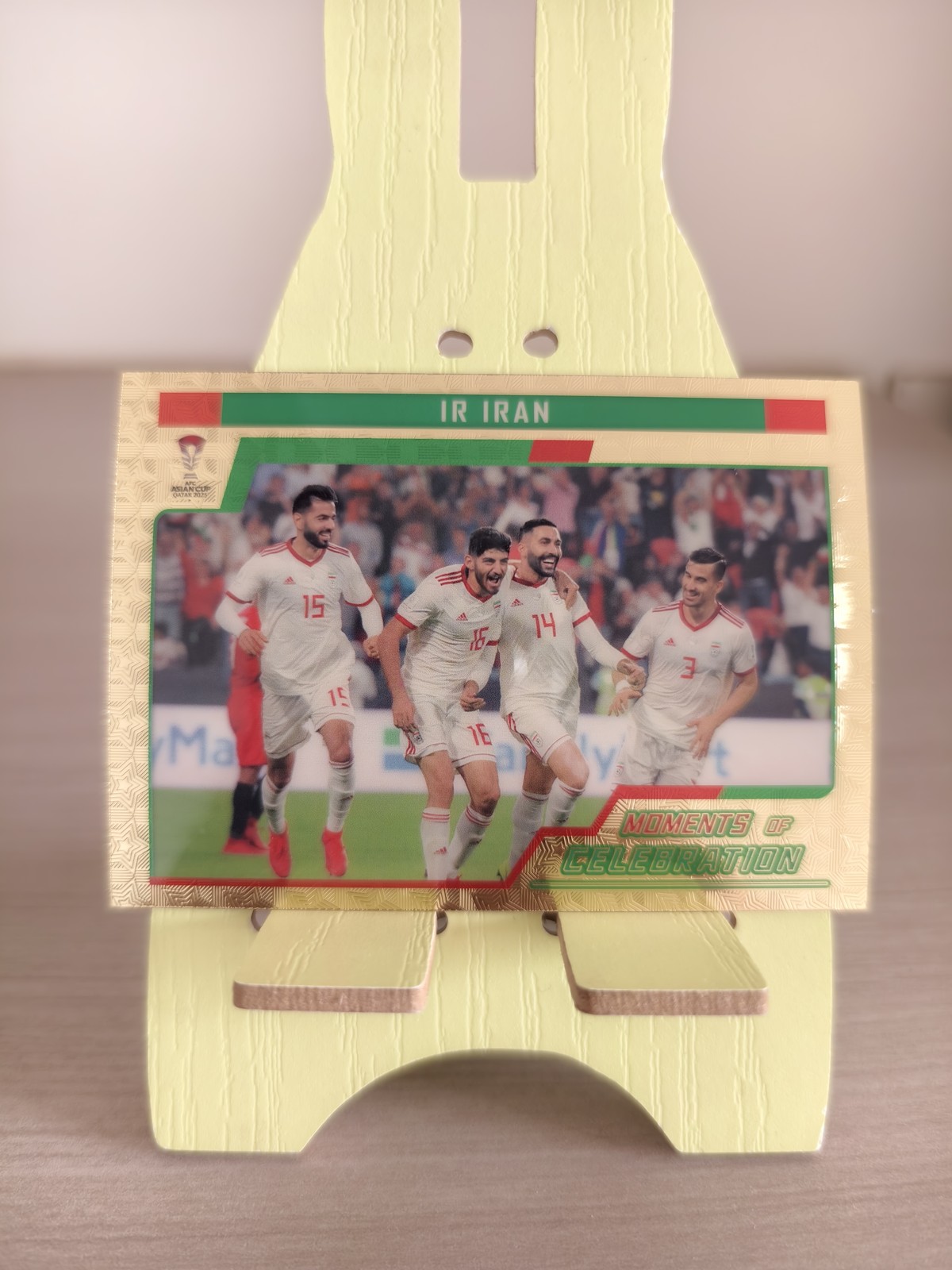 2023 Chrcard AFC Asian Cup Card Superfractor 1/5 Moments of Celebration Iran SP