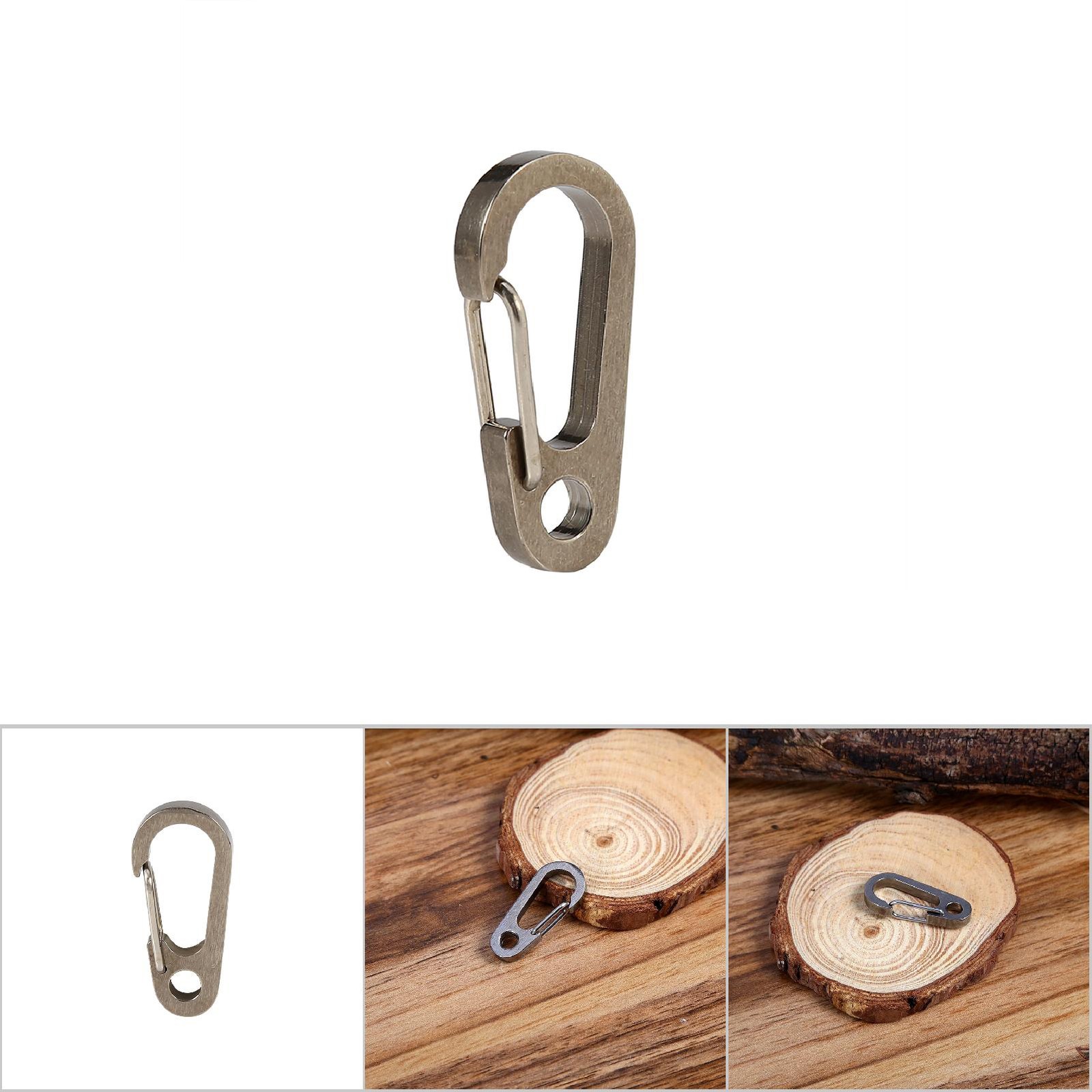 HOT Alloy Key Ring Fast Hooks Quick Draw Carabiner Keychain Hook Tool BA
