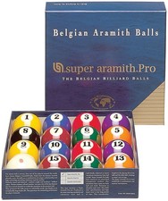 Genuine Belgian Super Aramith Pro Pool/Billiard Ball Set Phenolic Resin