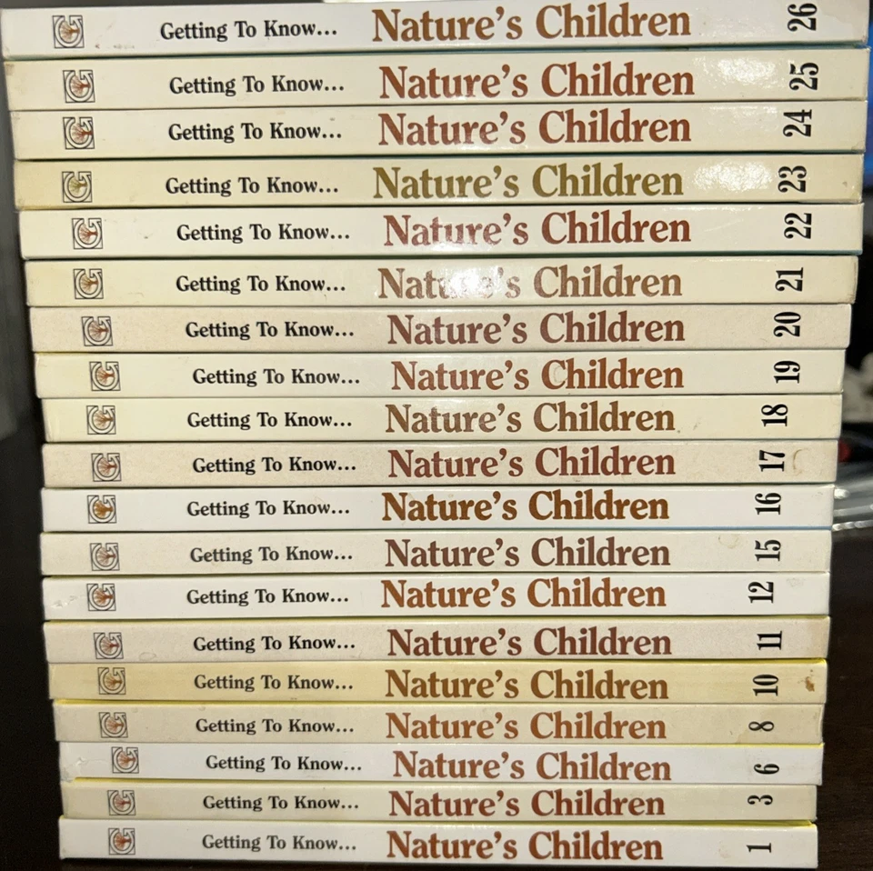 19 Vintage Getting To Know…  Nature's Children Book Collection Two Sided 1985 HB - Image 2 of 4