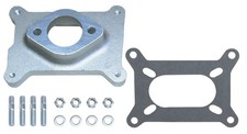 Trans-dapt For 1-34 In. Tall Holley 2bbl To Ford I6 Manifold Carb Adapter-cast Trans-dapt For 1-34 In. Tall Holley 2bbl To Ford I6 Manifold Carb Adapter-cast
