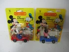 Matchbox Lesney Disney Mickey's Corvette & Minnie's Lincoln, blistercards