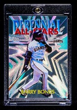 BARRY BONDS PERENNIAL ALL-STARS TOPPS CHROME RAINBOW HOLO FOIL - GIANTS RARE