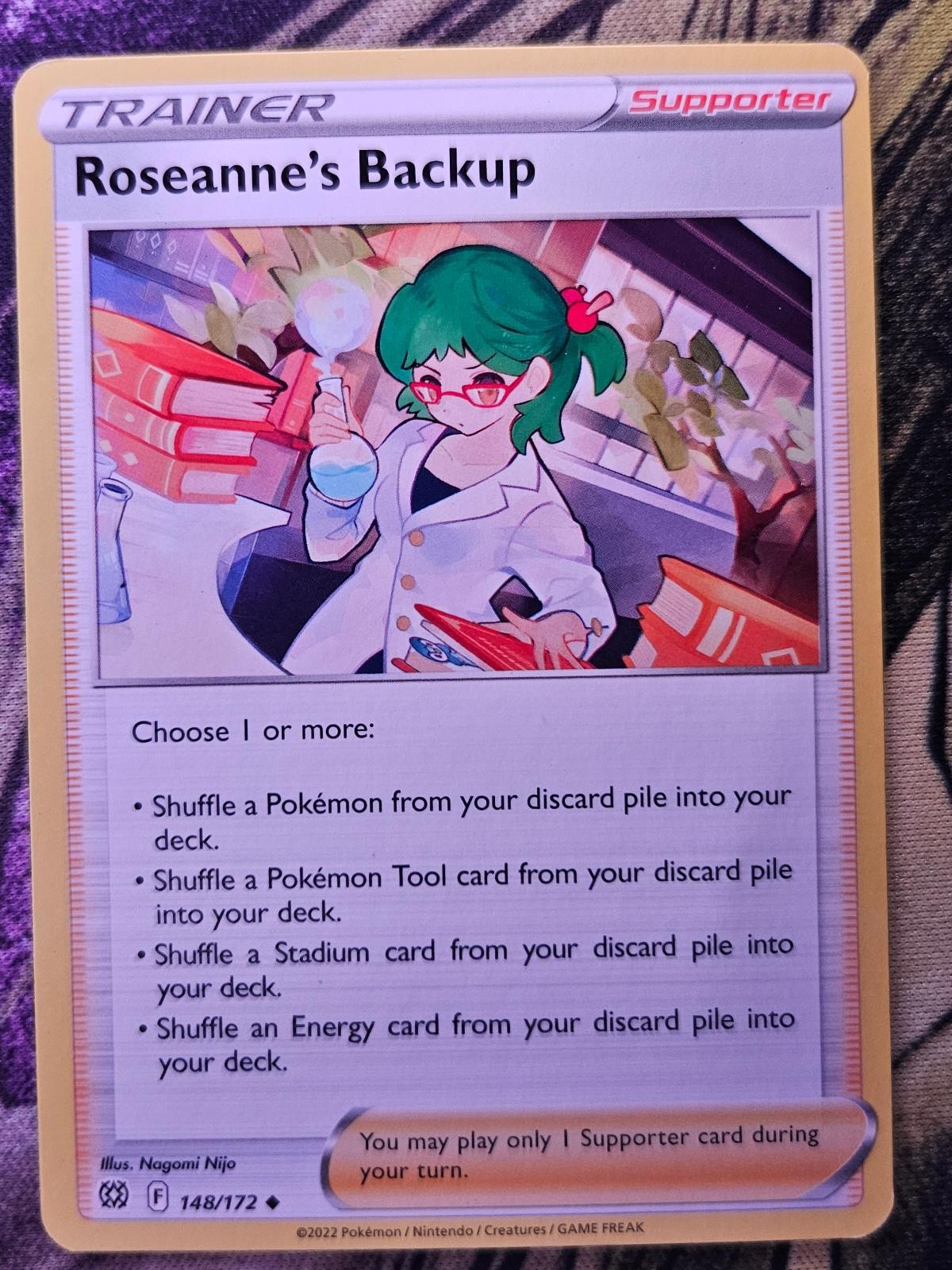 Roseanne's Backup 148/172 Uncommon Brilliant Stars Pokemon Lightly Played