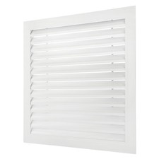 PATIKIL 20" x 20" Aluminum Return Grille Vent Cover for HVAC, White