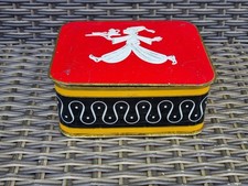 Blechdose Kaffeedose Teedose Motiv orientalischer Kellner 6 x 14 x 13 cm