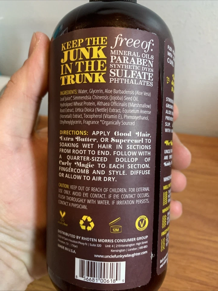 Uncle Funky's Daughter Curly Magic Curl Stimulator For Wavy Textures (18 Oz) - Image 2 of 3