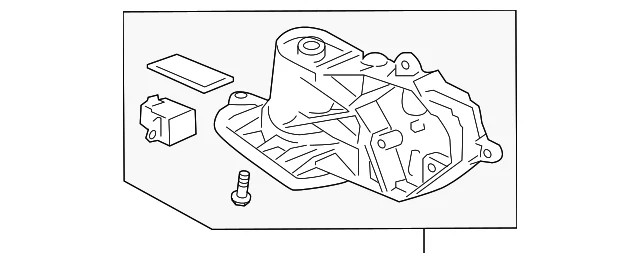 Soporte de espejo de puerta para Honda Accord 2008-2012 (N/P 76207-TA5-A01)