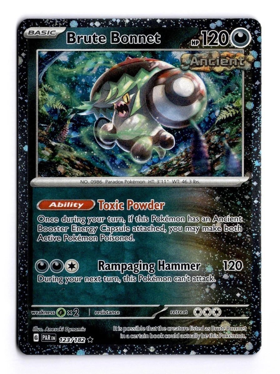 Brute Bonnet Pokmon TCG Cards for sale | eBay Brute Bonnet Pokmon TCG Cards for sale | eBay