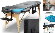 Memory Foam Massage Table Premium Portable Foldable Massage Bed Height