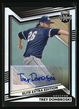 Trey Dombroski Auto AU 2022 Panini Elite Extra Edition Houston Astros