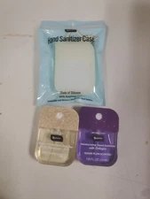 2 Pack B-Pure Sugar Plum and Champagne Sanitizer with case.