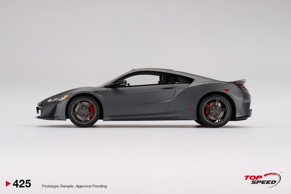 1/18 Top Speed Honda NSX TYPE S 2022 Gotham Grey Matte (TS0425) - Image 3 of 4