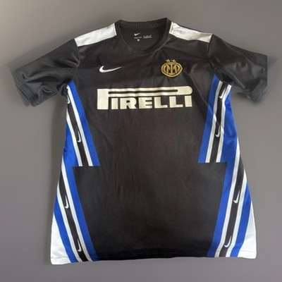 Inter Milan Size XL Nike Jersey Firelli BLACK BLUE