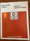 1978 General Motors Corp. Detroit Diesel Engine Series 53 Service And Parts Book — photo 1