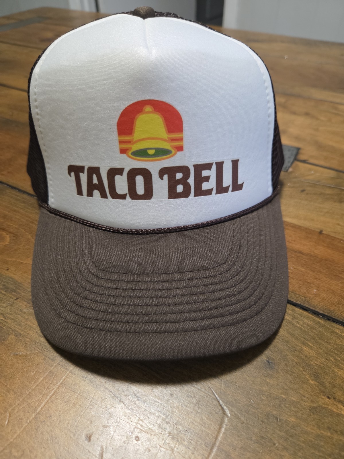 Vintage Taco Bell Trucker Hat Mesh Snapback Nissun Cap 90s Deadstock NWOT image 9