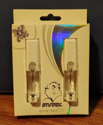 Studex System 75 Stainless 3mm Cubic Zirconia Studs And Cartridges 7512-0100-27