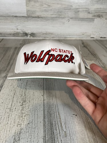 Vintage NC State Wolfpack Sports Specialties Script Snapback College Mütze Neu mit Etikett!!! - Bild 12 von 12