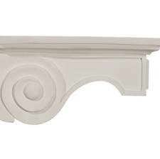 2x Endurathane Giana Bracket, BKT11X06 1/4"W x 11 3/4"D x 5 7/8" Factory Primed