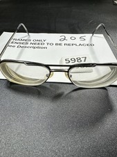 AOSafety Beta Gunmetal 58-18-145 Metal Full Rim Eyeglasses Frame IO35