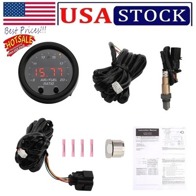 Wideband UEGO Air Fuel Ratio Gauge Kit 2-1/16'' X-series 30-0300 AFR O2 Sensor US