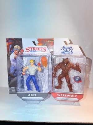 Streets Rage Axel & Altered Beast Werewolf 4'' Jakks Pacific Sega Action Figure