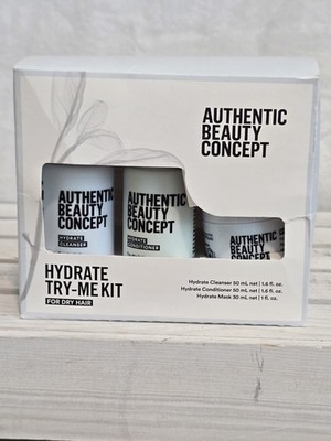 Authentic Beauty Concept Hydrate Try Me Kit - Shampoo, Conditioner, & Hair Mask 