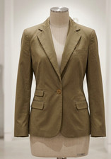 Lauren Ralph Lauren Brown Tailored Single Breasted Blazer Jacket Size 6
