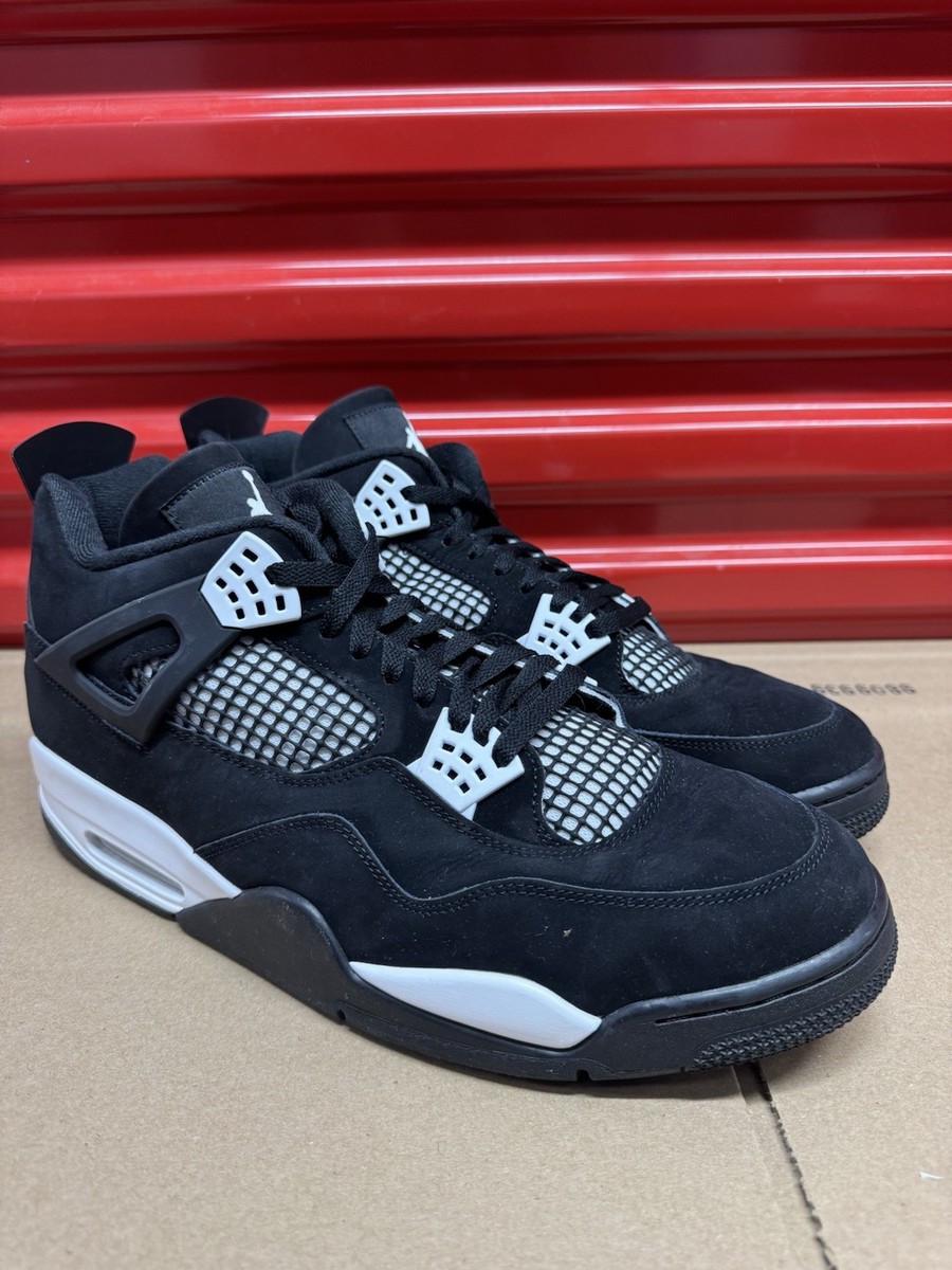 Size 15 - Air Jordan 4 Retro White Thunder (FQ8138-001) Men's SZ Size 15 - Air Jordan 4 Retro White Thunder (FQ8138-001) Men's SZ