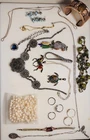 Sterling Silver 925 Vintage Mixed Jewelry Lot Rings Earrings Necklaces Pendants
