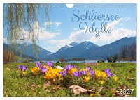 "Calendar 2027 · US Version · Schliersee Idyll (Wall Calendar 2027 12\" × 8\" Lands"