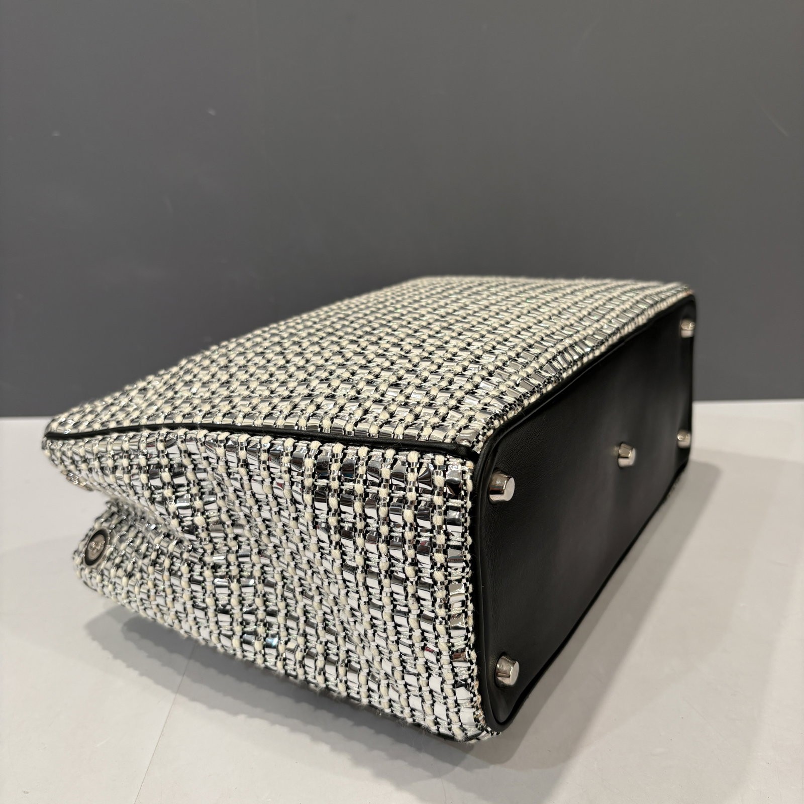 Dior Medium Diorissimo Tote White Silver Pink Red Black Lambskin (qp041826a2) — image 10