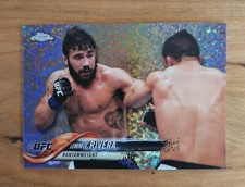 2018 Topps Chrome UFC Diamond Refractor Jimmie Rivera #56 