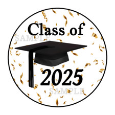 Graduation Class of "requested year" Envelope Seals, Stickers, labels, tags