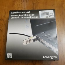 Kensington K467673AM K64697US Combination Laptop Lock w/6 ft Steel Cable NEW