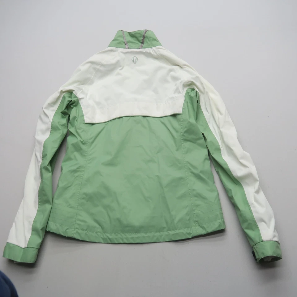 Chaqueta de golf Sunice Typhoon para mujer pequeña verde cremallera completa resistente al agua Foto 2 de 4