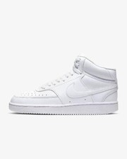 Nike Scarpe Court Vision Mid, Unisex-  100 (White)