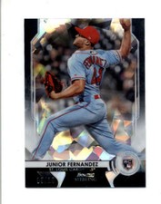 JUNIOR FERNANDEZ 2020 BOWMAN STERLING ROOKIE BLACK ATOMIC REFRACTOR #/10 BC8920