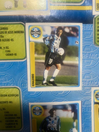 1999 Campeonato Brasileiro Gremio Ronaldinho Rookie RC Album