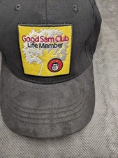 Good Sam Club Life Member Cotton Suede Trucker Hat Baseball Cap RV Campers Black