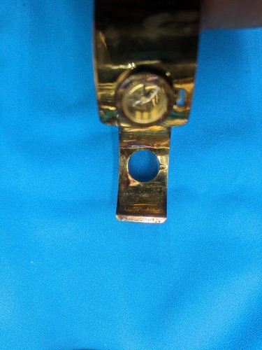 Reloj de pulsera Lanvin Paris Francia vintage con puño dorado metal raro - Imagen 2 de 5