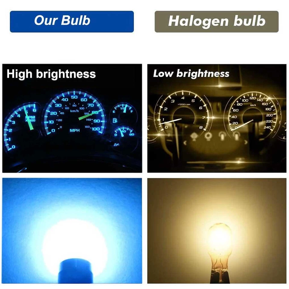 Cuadro de instrumentos LED azul hielo para Oldsmobile 78-88 Cutlass Tach Foto 3 de 4