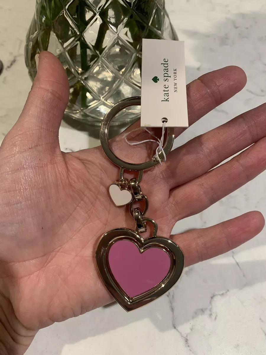 Kate spade heart best sale keychain