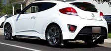 Rokblokz Rally Mud Flaps 2012-2018 Hyundai VELOSTER Made in USA Set of 4 BLACK