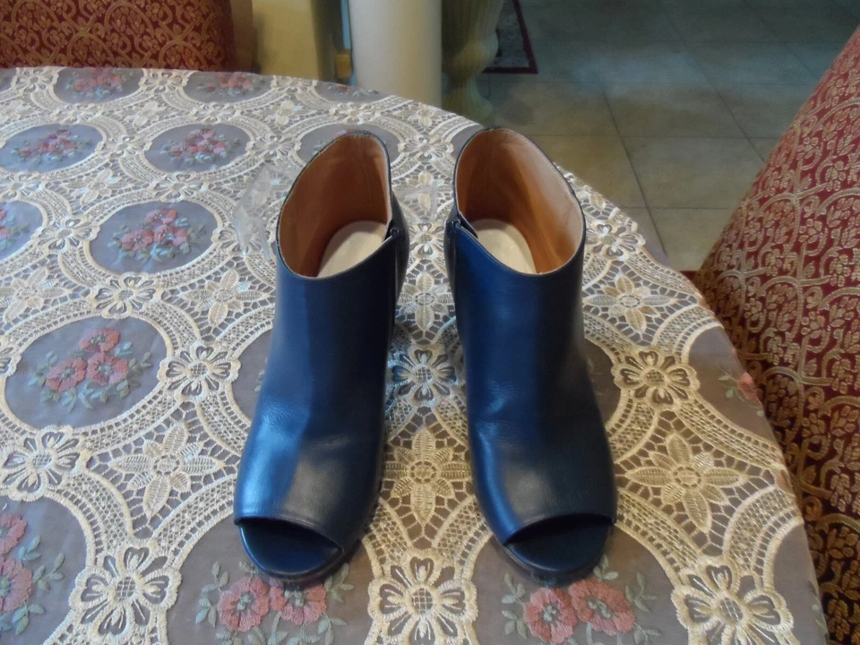 Botines de cuero azul claro Maison Martin Margiela talla 38B Foto 3 de 4