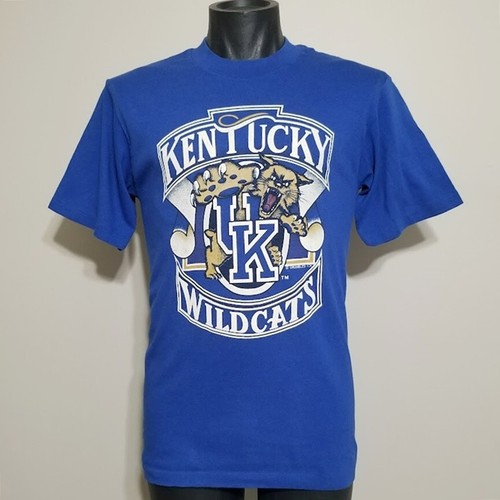 Vintage University of Kentucky Wildcats T Shirt Mascot Single Stitch Mens L Tee - Picture 4 of 10
